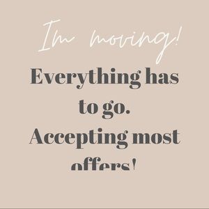 Everything in my closet has to go!